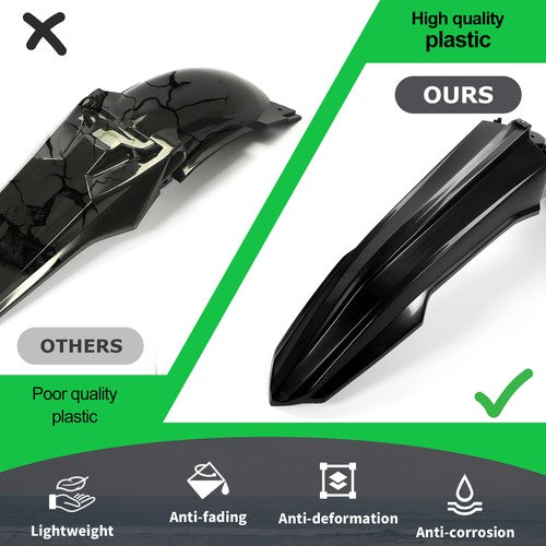 DURAFORCE Complete Plastics Kit Fairing Bodywork Set For Suzuki RM250 RM125 2001-2008