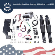 DURAFORCE Rear Air Ride Suspension Set For Harley Touring Road King Street Glide 1994-2023