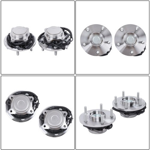 DURAFORCE 2x Rear Wheel Bearing Hub For Chrysler Town Country 2008-11 Dodge Grand Caravan