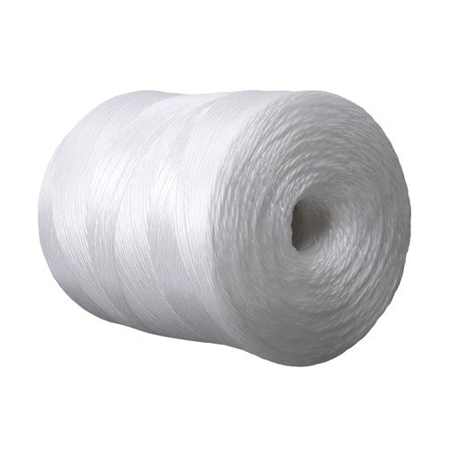 DURAFORCE 6300ft 156lbs Tensile Strength Polypropylene Tying Twine white, Polypropylene