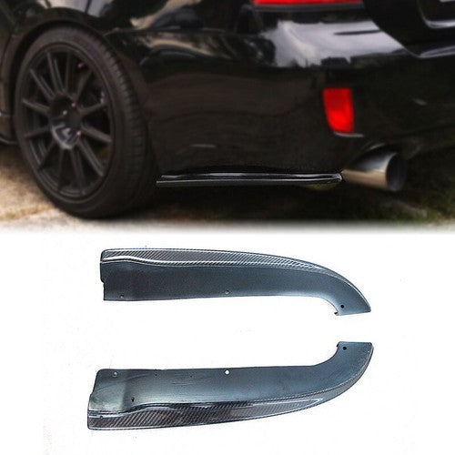 DURAFORCE Rear Corner Splitter Aprons Carbon Fiber for 2006-2009 for Subaru LEGACY BP5