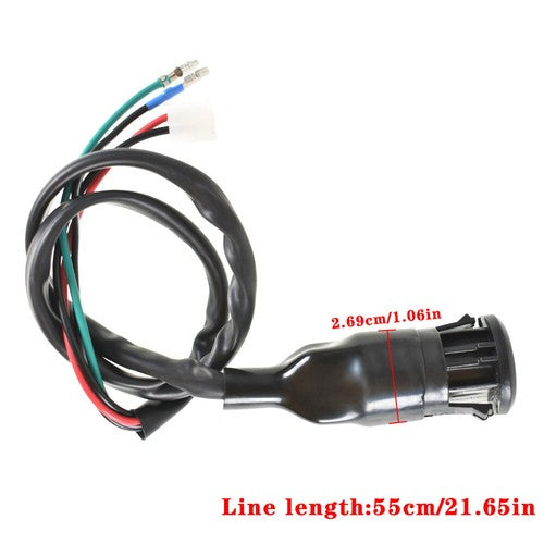 DURAFORCE New Ignition Key Switch Fit For 85-87 Honda TRX250 Fourtrax Shaftdrive Model ATV