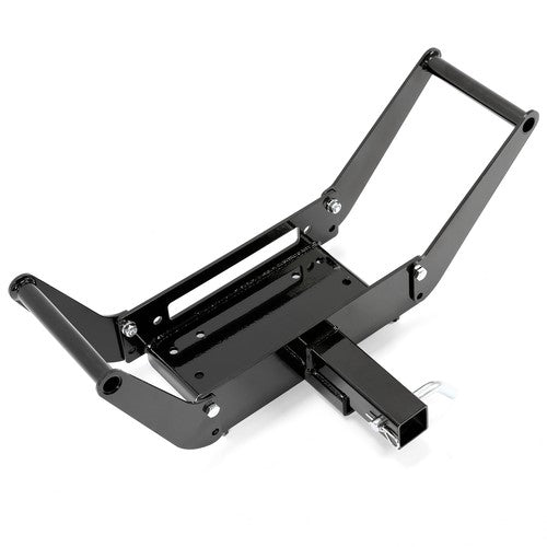 DURAFORCE Winch Mounting Plate Bracket Foldable Cradle For Towing Trailer Off-Road