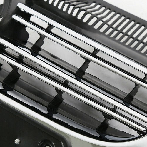 DURAFORCE Front Upper Chrome Grille for 2005-2010 for VW for Volkswagen Jetta MK5 Sedan