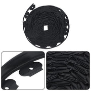 DURAFORCE Garden Edging Landscape Edging with 60 Spikes for Lawn 1.5 Inch 100FT Black
