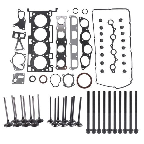 DURAFORCE Head Gasket Bolts + Valves Set for Hyundai Sonata Genesis Coupe Kia Optima 11-16