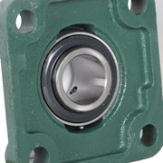 DURAFORCE 10PCS UCF205-16 Pillow Block Flange Bearing 1" Bore 4 Bolt Solid Base