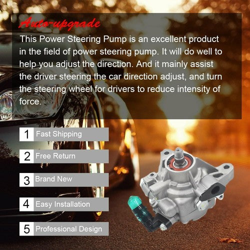 DURAFORCE New Power Steering Pump 56110PNBA01 Fit For Honda CR-V Acura RSX 2002-2011