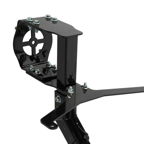 Black Steel Hitch Mounted Spare Tire Carrier for Kawasaki Teryx4 800 2014 2025