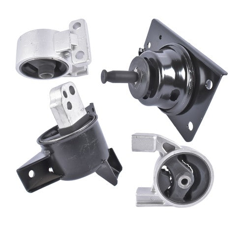 DURAFORCE Engine Motor & Trans Mount Set 4Pcs for Hyundai Accent Kia Rio L4 1.6L 2006-2011