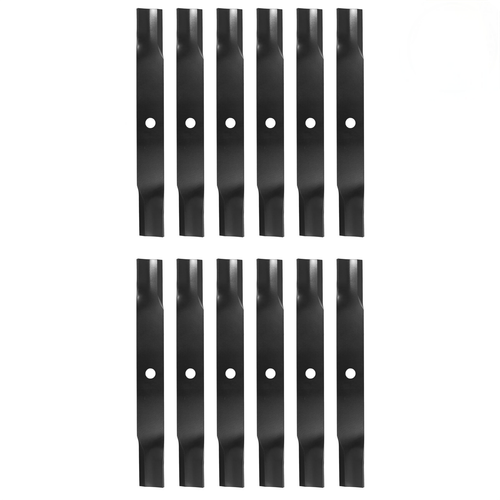 DURAFORCE 12 Mower Blades Fit John Deere #TCU15881 737 757 777 797 60" Decks #M131958