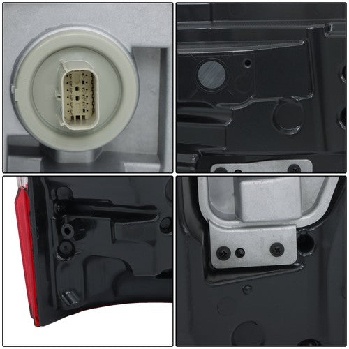 DURAFORCE LH+RH Side For Ford F-250 F-350 Super Duty 2017-2019 Tail Light w/Blind Spot LED
