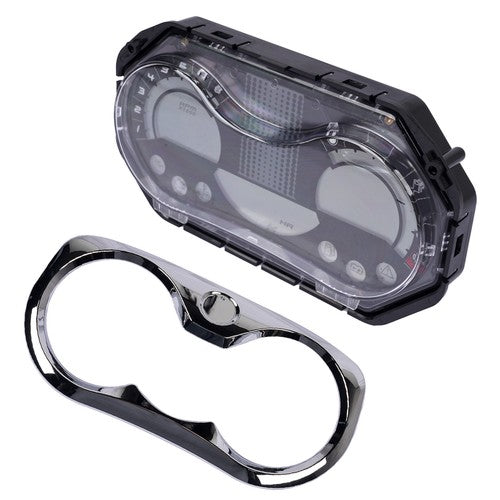 DURAFORCE LCD Speedometer Gauge Cluster with Chrome Bezel Fits for Sea-Doo GTI Rental SE