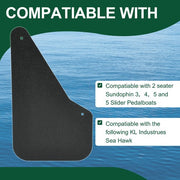 DURAFORCE Paddle Boat Rudder Kit For Sundolphin Pedal Boat 2, 3, 4, 5 seater Sea Hawk