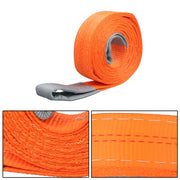 DURAFORCE 2 PCS Polyester Rigging Straps 2" x 10' 18800lbs Capacity Lifting Sling Straps