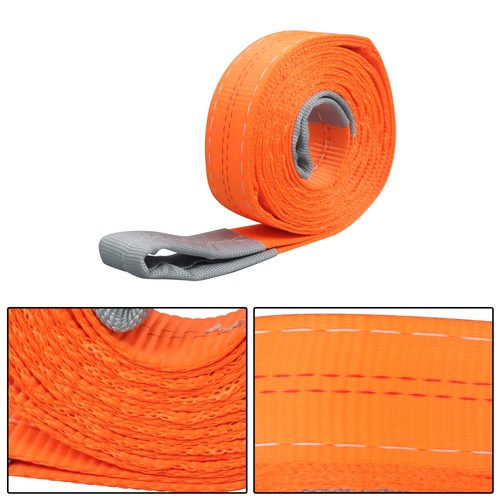 DURAFORCE 2 PCS Polyester Rigging Straps 2" x 10' 18800lbs Capacity Lifting Sling Straps