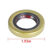 DURAFORCE For Club Car 1982-2002 DS Golf Cart Gas&Elec 2 Set Front Wheel Bearings+Seal Kit