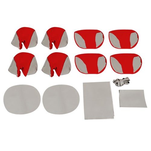 DURAFORCE For Sea-Doo Speedster 150 2007 2008 2009 2010 2011 Full Set Red Gray Seat Covers