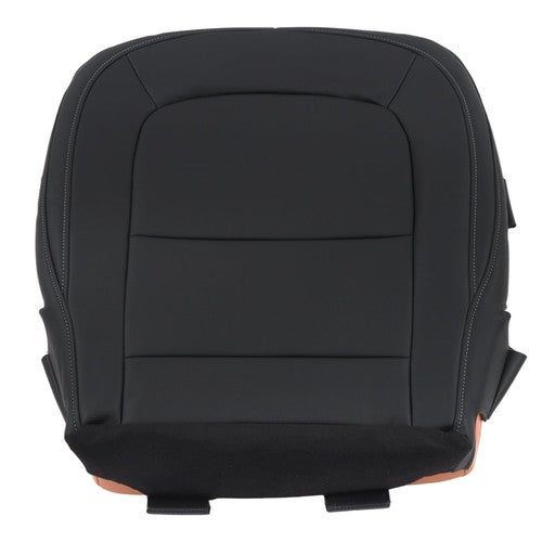 DURAFORCE Leather Black For Chevy Colorado Canyon 2015-2022 Driver Side Bottom Seat Cover