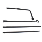 DURAFORCE Black Steel Spare Lug Wrench Tire Tool Kit W/Bag Fit For Toyota Tacoma 2005-2013