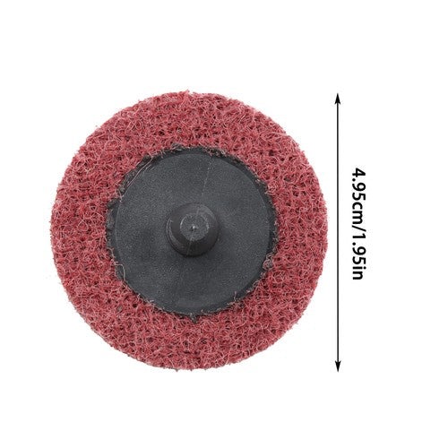 DURAFORCE Surface Conditioning Quick Change Discs, 2" Red (Medium) Prep Pad - 25 Pack