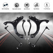 DURAFORCE Control Arms with Ball Joint Tie Rods K621685 Fit For Hyundai Santa Fe 2007-2012