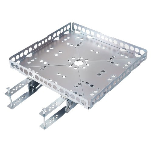 DURAFORCE Zinc-Plated For RV Steel Bumper-Mounted Generator & Cargo Carrier Tray Kit