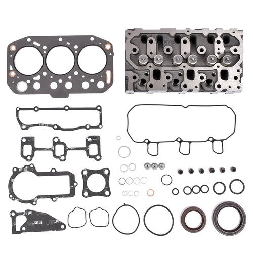 DURAFORCE New Complete Cylinder Head & Full Gasket Kit for Yanmar 3TNV70 3TNV70-XBV Engine