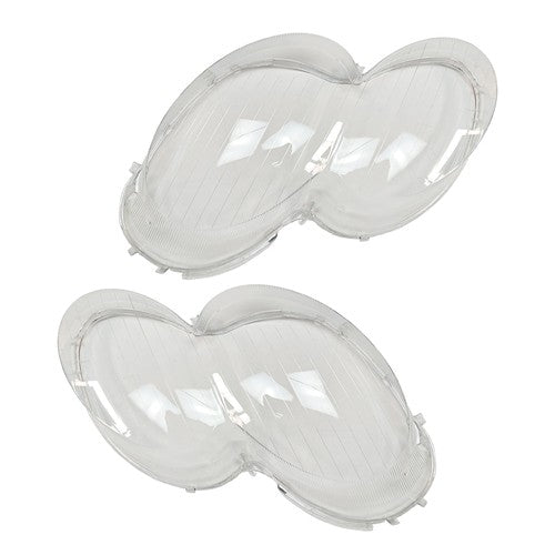 1 Pair Clear Front Headlight Lens Cover for Mercedes Benz W230 2003 2008