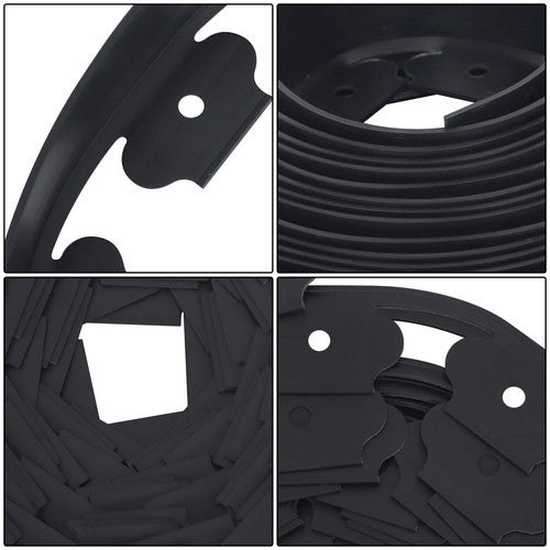 DURAFORCE No-Dig Garden Edge 40 FT Lawn Border L-shaped Landscape Edging Border Kit