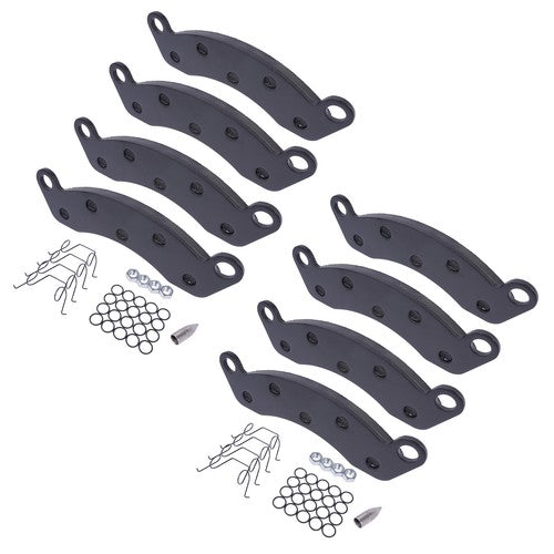 DURAFORCE 8 BRAKE PAD KIT 10K-12K AXLE FOR K71-180-00 DEXTER CALIPER 2WHEELS Semi-Metallic