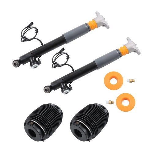 DURAFORCE 4Pcs Rear Shock Struts & Air Suspension Spring Bags For Hyundai Equus 11-2016