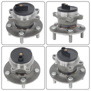 DURAFORCE Rear Side Wheel Bearing Hubs Assembly For Mitsubishi Eclipse Cross Outlander RVR