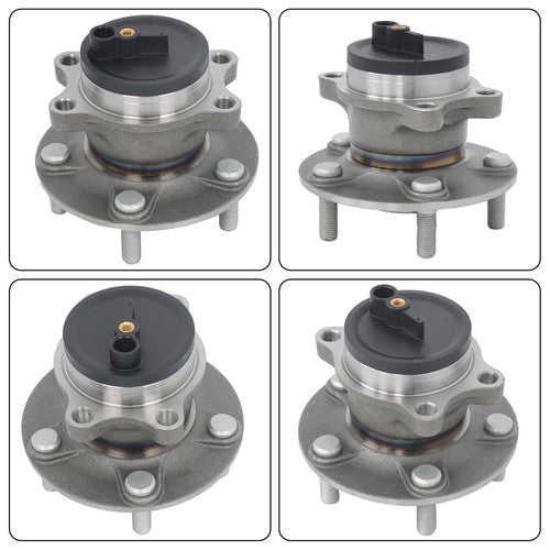 DURAFORCE Rear Side Wheel Bearing Hubs Assembly For Mitsubishi Eclipse Cross Outlander RVR
