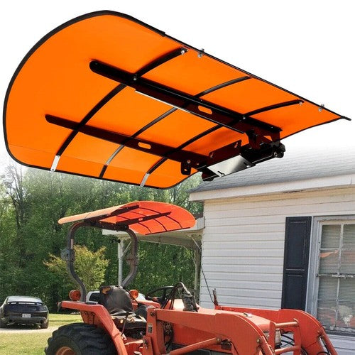 DURAFORCE Sun Shield Tuff Top Tractor Canopy For ROPS 52" X 52" - Orange