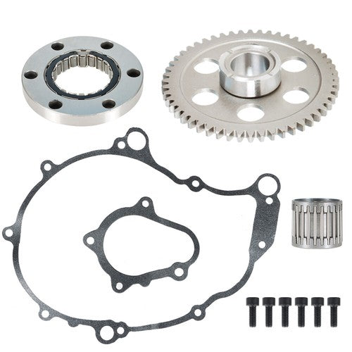 DURAFORCE Starter Clutch One-Way Bearing Gear Kit for Yamaha Raptor 660R 2001 2002 2003