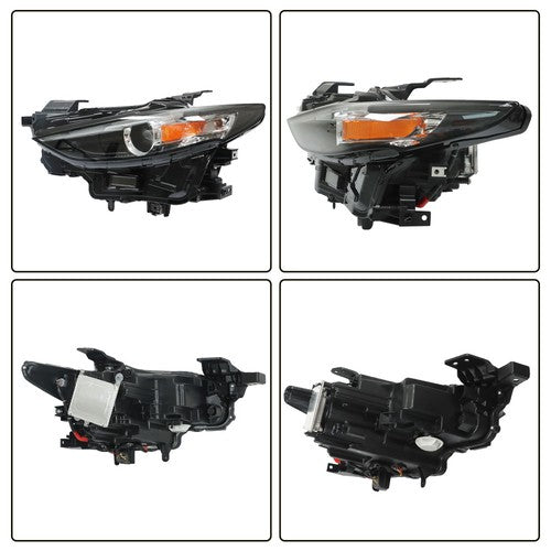 DURAFORCE For Mazda 3 2019-2021 Headlamps Left/Driver Side LED w/o AFS Headlight Assembly