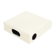 DURAFORCE 7" Right Pontoon Arm Rest For Universal Pontoon Boat Parts White #8WD112-204