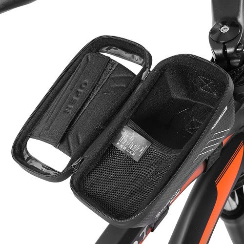 Bike Phone Front Frame Bag Bicycle Top Tube Cycling Phone Mount Pack For ECOTRIC