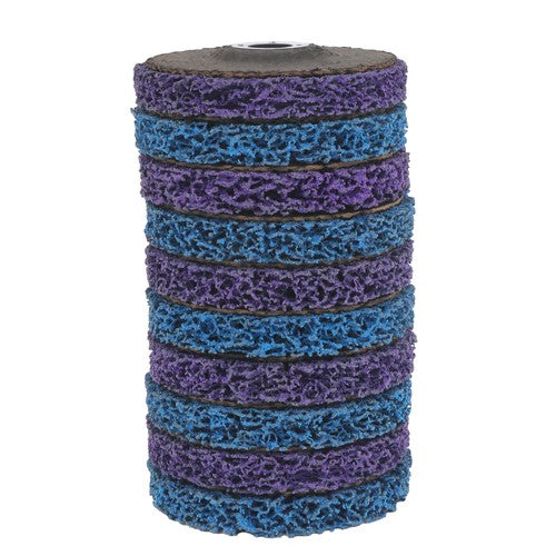 DURAFORCE (5 pieces each in purple and blue) 10 Pack of 4' x 5/8' Diamond Discs