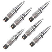 DURAFORCE 6PCS Fuel Injectors For Komatsu PC200-8 Cummins QSB6.7 QSB5.9 0445120231 5263262