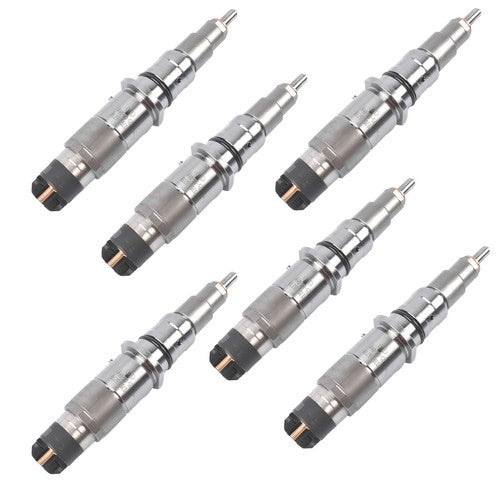 DURAFORCE 6PCS Fuel Injectors For Komatsu PC200-8 Cummins QSB6.7 QSB5.9 0445120231 5263262