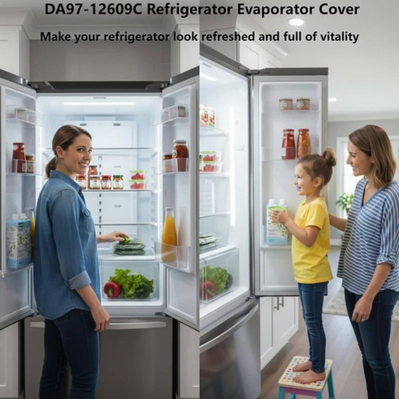 DURAFORCE DA97 12609C Refrigerator Evaporator Cover for Samsung RF263BEAESR RF260BEAESR