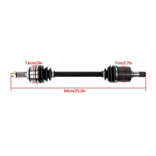 DURAFORCE 2× Front Left Side CV Axle Shaft Assembly For Honda Civic 2006-2015 Automatic