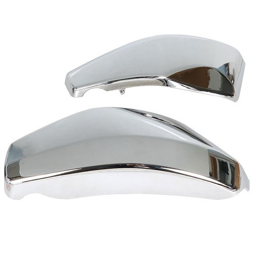 DURAFORCE 2 PCS SIDE BATTERY COVER CHROME FOR HONDA VTX 1300 2003-2007 2008 2009