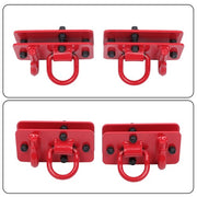 DURAFORCE G70 Forged Steel Plate 3/8" Grab Hook with Backplate and D-Ring 15000 lbs 1Pair