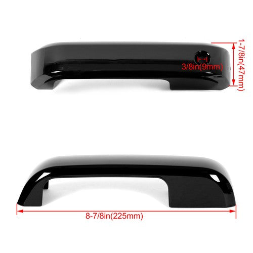 Gloss Black Top Half Mirror Door Handle Covers for 2015-2020 Ford F150 F-150