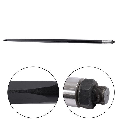DURAFORCE 1PCS For Tractor 49" Square Hay Spike Bale Spear Wide Tine Spike Skid Conus
