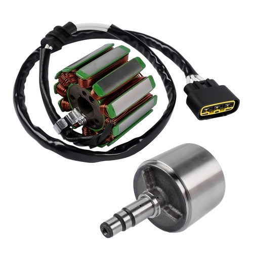 DURAFORCE Engine Charging Coil Stator & Flywheel for Yamaha YZF R1 2004-2008 w/o Gasket