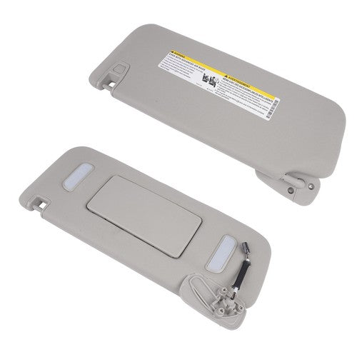 DURAFORCE Right + Left Sun Visors for 2007-2014 Cadillac Escalade Chevrolet Silverado GMC